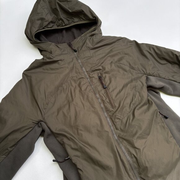 Champion Lightweight Windbreaker Puffer Down Jacket, Army Green - Picture 2 of 4